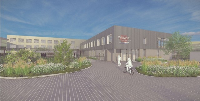 Artist impression of how Whitworth Community High School could look. Image: Wates