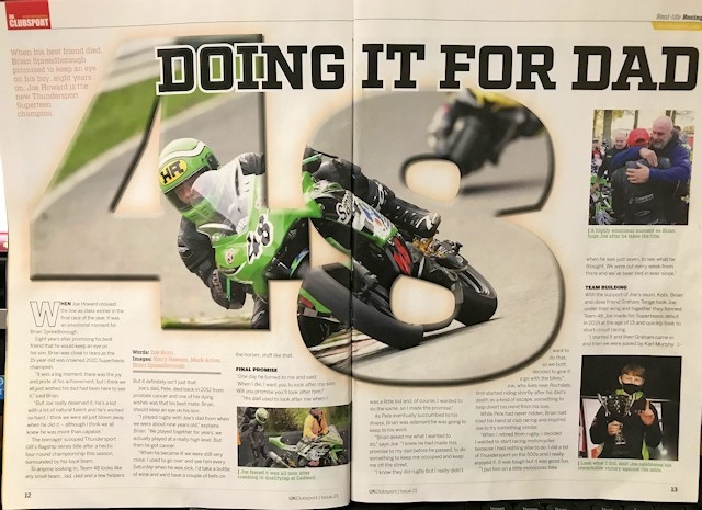 UK Clubsport magazine featured Joe in their January 2021 issue