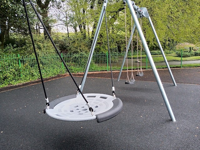 The new play area at Springfield Park