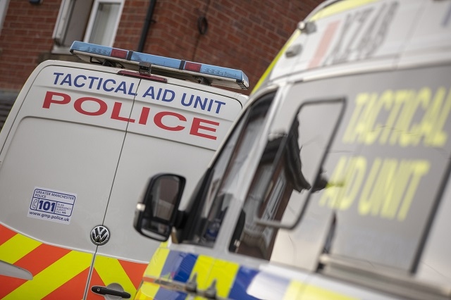 The warrants form part of an investigation into a serious assault in Rochdale earlier this week