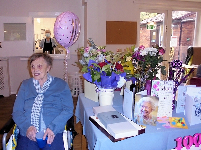 Jane Marsden celebrated her 100th birthday on 26 May 2021