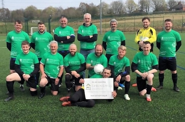 A charity football match between Rochdale AFC Veterans and their Oldham Athletic counterparts will raise funds for Springhill Hospice