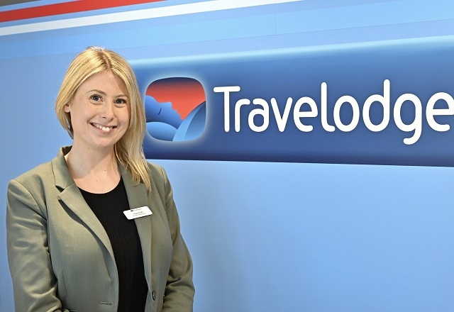Hannah Whittle, manager of Rochdale Travelodge at Sandbrook Park