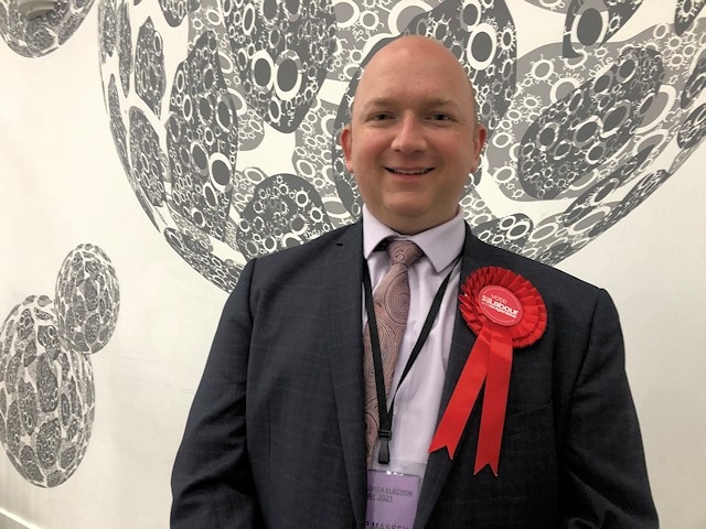Phil Massey - newly elected councillor in Balderstone & Kirkholt