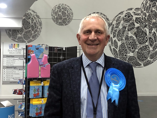 Conservative leader, Councillor Ashley Dearnley was re-elected