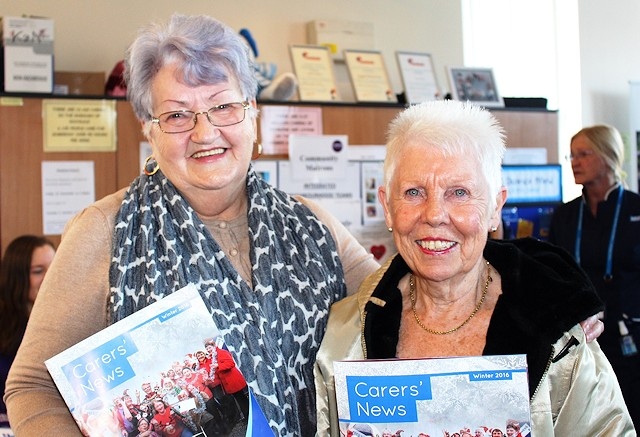 There are 25,000 carers of all ages across the Rochdale borough (photo taken at carers' event pre-covid)