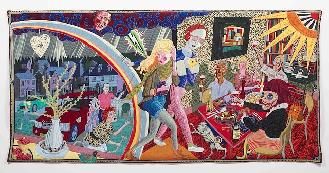 Expulsion from Number 8 Eden Close by Grayson Perry. Image courtesy Arts Council Collection, Southbank Centre, London and British Council. Gift of the artist and Victoria Miro Gallery with the support of Channel 4 Television, the Art Fund and Sfumato Foundation with additional support from Alix Partners.