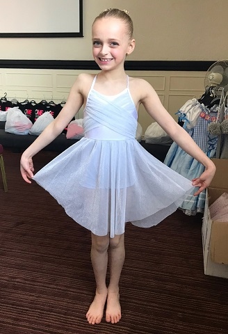 Nine-year-old Alexis Connolly from Dansworks Dance Academy of Performing Arts 