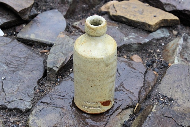 A ginger beer bottle found at the dig belonging to ‘S Casson’ of Rochdale