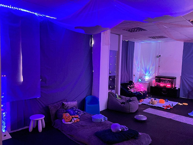 One of the sensory rooms at All Aboard