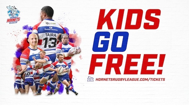 Entry to the game against Keighley is free for under 16s