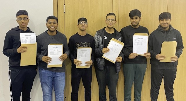 Wardle Academy students celebrated record-breaking GCSE results