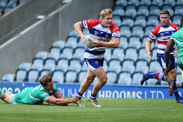 Will Tate - on loan from Hull KR - scored two tries for Hornets