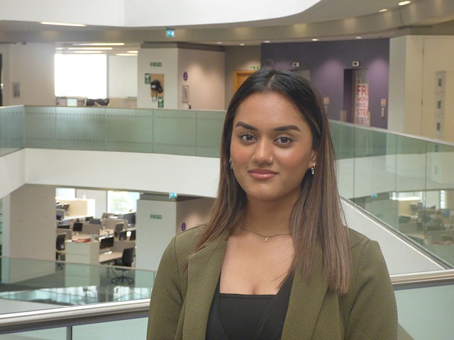 Fabli Syeda, who is starting an apprenticeship in ICT operations business admin
