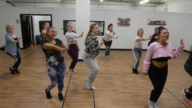 Legally Blonde The Musical rehearsals