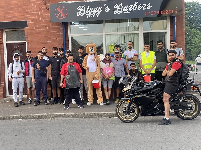 The All4Youth fun day at Biggy’s Barbers, Ashfield Road