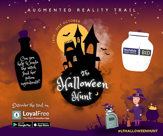 Augmented reality Halloween trail by Loyal Free