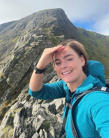 Hannah McKenna on Blencathra in the Lake District