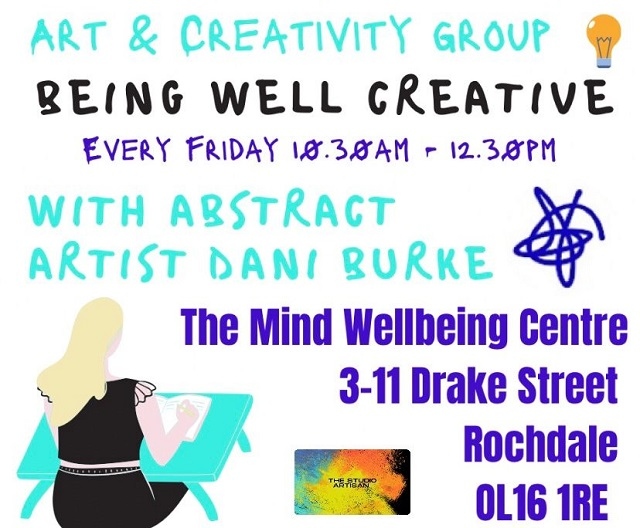 Being Well creative sessions at the Mind Wellbeing Centre
