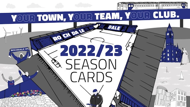 Rochdale AFC 2022/23 Season Cards