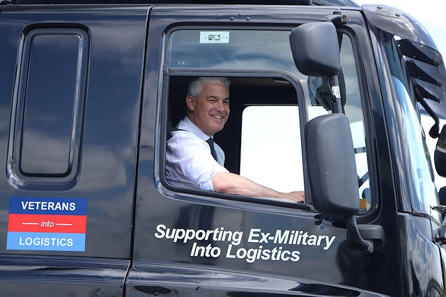 Steve Barclay, Chancellor of the Duchy of Lancaster, has given £100,000 to Veterans Into Logistics