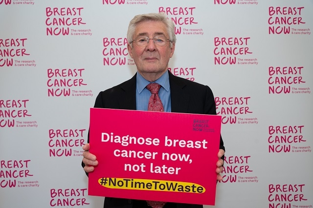 Sir Tony Lloyd joins #NoTimeToWaste campaign on breast cancer
