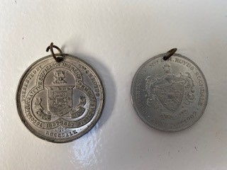 Victorian medals donated by Sheila Pilling