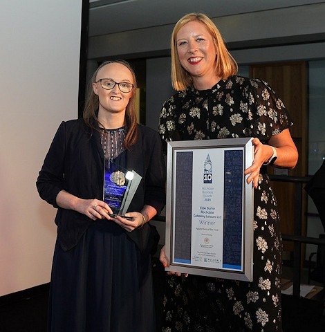 Ellie Burke was named the apprentice of the year