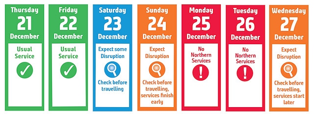 The latest Northern travel calender
