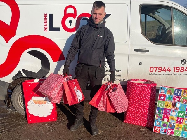 Chadd Dearden is collecting Christmas presents for underprivileged families