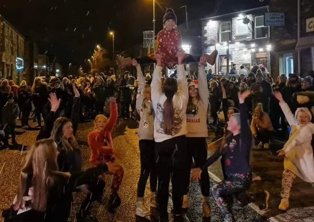 The Norden Christmas lights switch-on