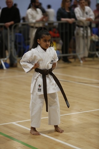 Maryam, of Rochdale, returned with one gold medal in kata and one silver medal in weapons kata