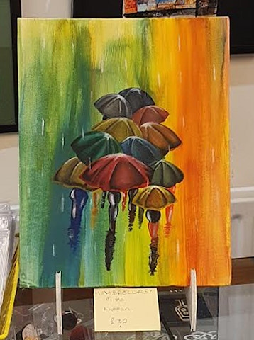 Misha’s Umbrella’s painting – sold