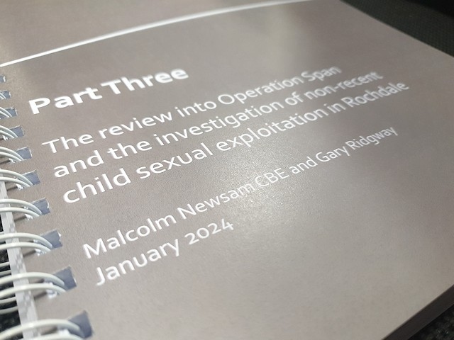 The findings of the review into Operation Span and the investigation of non-recent child sexual exploitation in Rochdale
