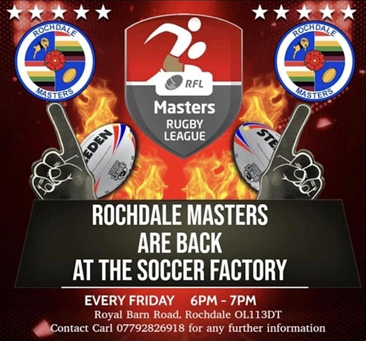 Rochdale Masters are back at the Soccer Factory