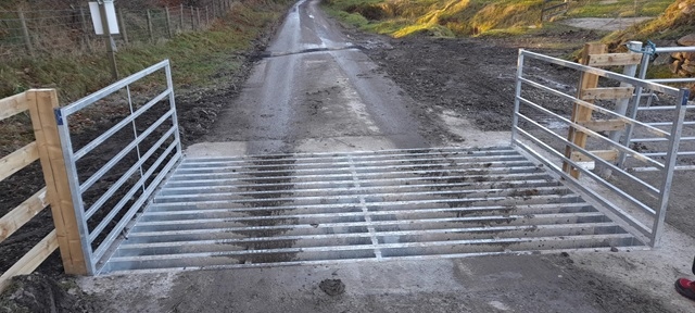 The new cattle grid