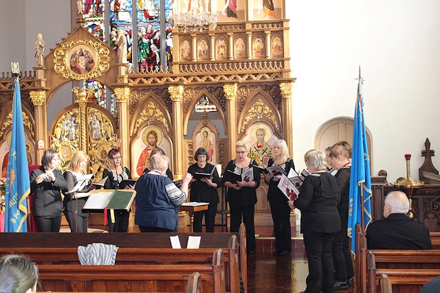 Ukrainians in Rochdale commemorated the 2nd anniversary of Russia's invasion war in Ukraine at Ukrainian Catholic Church