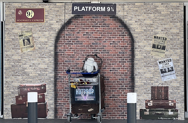 Platform 9¾ from Harry Potter