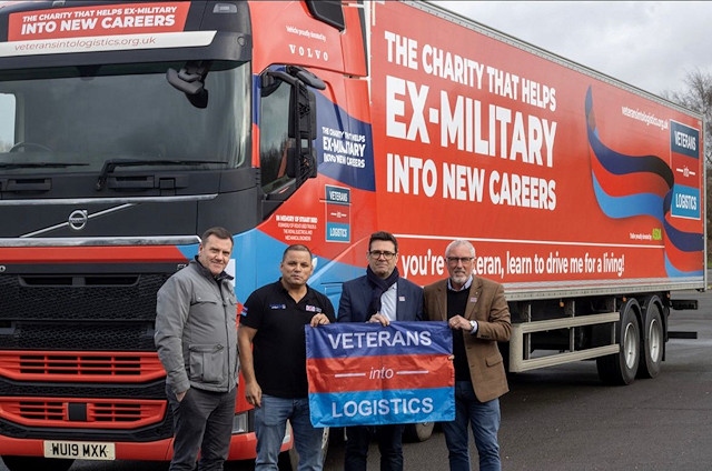 Mayor of Greater Manchester Andy Burnham visits Veterans into Logistics