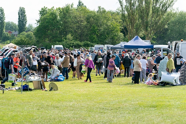 A car boot sale is being held at Bowlee on Sunday morning