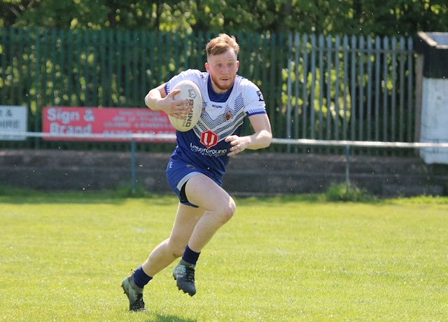 Jordan Parr kicked six successful conversions in the match against Thatto Heath