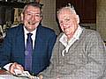 Councillor Alan Taylor with Sir Cyril Smith