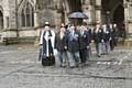 Veterans walk from Rochdale Town Hall to the Rochdale Cenotaph