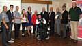 Rochdale Borough Sports Awards 2014 winners with Joanna Rowsell 