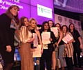 Wardle Academy students presented with their certificates