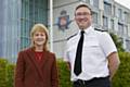 Greater Manchester Deputy Mayor for Policing and Crime Beverley Hughes with Chief Constable Ian Hopkins