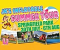 Inflatable Fun World, Springfield Park, Sunday 30 July - Sunday 06 August, from 10.30am (weather permitting)