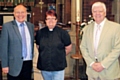 Peter Shrigley, Rev Rachel Battershell, Ray Milligan, St Andrew's Dearnley