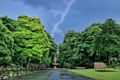 Lightning above Queen's Park