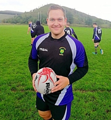 Keir Tweddle made an impressive debut at Littleborough Rugby Union Club